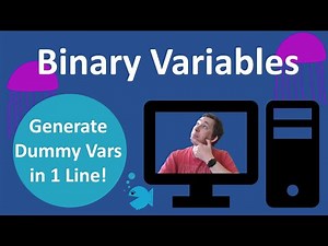 Generate Binary Variables in 1 Line of Code | Sunday Stata Tip