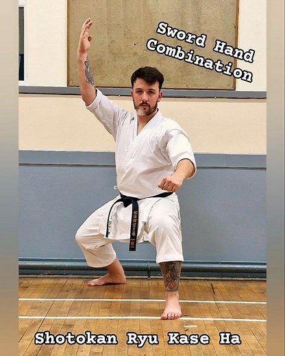 Karate In Motion ⚡️ Kase Combination ⛩️ Fudo Dachi 🥋 #martialarts #karate #shotokan #blackbelt #budo
