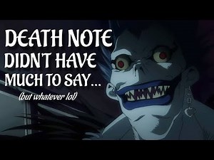 Death Note: Finding Meaning in a Meaningless World