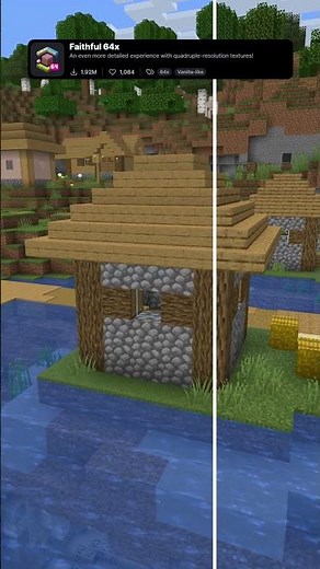 Faithful 64x: Best Vanilla 64x64 Minecraft Texture Pack #minecraft #texturepack #resourcespack #txt