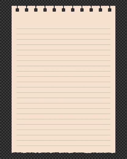Download free png of PNG Lined notepad page illustration on transparent background by Hein about background, design, illustration, lined paper, and notebook 26227735