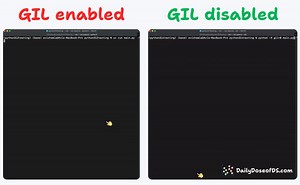 Finally, Python 3.14 lets you disable GIL!It's a big deal because earlier, even if you wrote multi-threaded code, Python could only run one thread at a time, giving no performance benefit.But now, it can run your multi-threaded code in parallel.(Learn how to use it below)