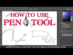 How To Use Pen Tool in Photoshop.