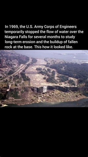 1969 The day niagara falls was temporarily turned off for science.