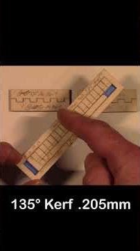 Calculating laser kerf using LightBurn tool