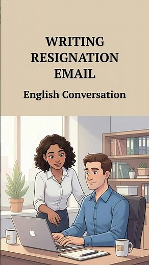 Writing Resignation Email - English Conversation #Shorts