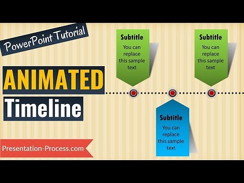 PowerPoint Animation Tutorial 2016 (Timeline Graphic)