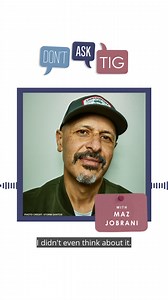 This week on Don’t Ask Tig, comedian/actor Maz Jobrani helps Tig advise listeners on how to plan a big surprise, make amends after damaging fancy artwork, and deal with jealousy over someone else’s achievements. Listen at DontAskTig.org or wherever you get your pods! | Tig Notaro