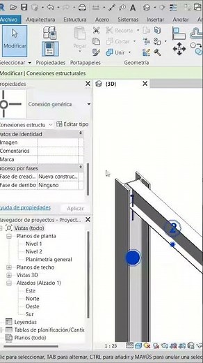 Revit Structural: How to Connect a Steel Beam to a Metal Support
