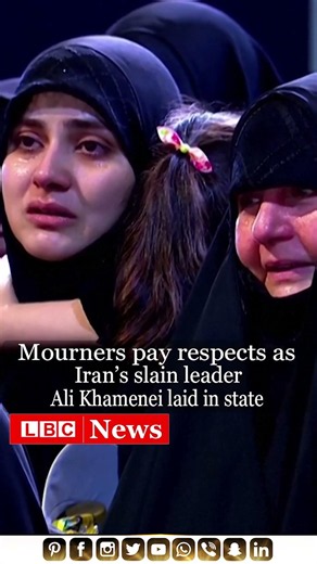 😢💐Mourners pay respects as Irans slain leader Ali Khamenei laid in state😢💐#shortsfeed #shorts #short
