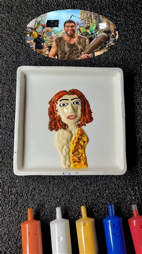 World of The Croods Color Mixing #colormixing #satisfying #colors