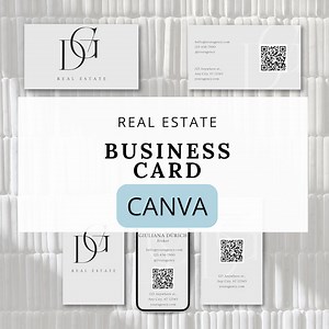 Real Estate Business Card Templates | Canva Realtor Business Card | Luxury Business Card Bundle | Modern Real Estate Marketing Templates - Etsy Canada