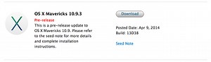 Apple issues sixth OS X 10.9.3 Mavericks seed to developers with minor tweaks  | AppleInsider