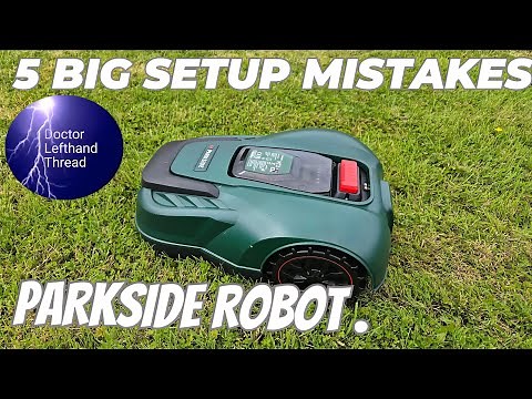 PARKSIDE 20V Robot Lawnmower FAILS 5 Big Mistakes to Avoid