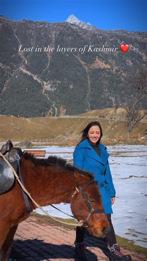 Garima Goel | Actor, Content Creator, Sony Artisan | In the heart of Kashmir, the mountains whisper stories the wind remembers ❤️❤️❤️❤️ Shot by @suhail_sonmarg #kashmir #sonmarg #pahalgam... | Instagram