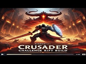 MUST TRY! HIGH-DPS CRUSADER CHALLENGE RIFT BUILD - (Diablo Immortal)