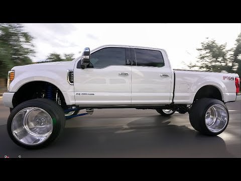 HOW A 2017 F250 PLATINUM IS BUILT! 8 INCH CHROME LIFT ON 26X16 FROM START TO FINISH!!!!