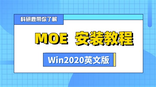 MOE (Molecular Operating Environment) 2020 分子对接软件 安装教程
