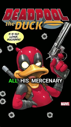 Deadpool and Howard the Duck combine??