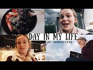 Day in my Life at University || Food Haul & Spontaneous Beach Walk