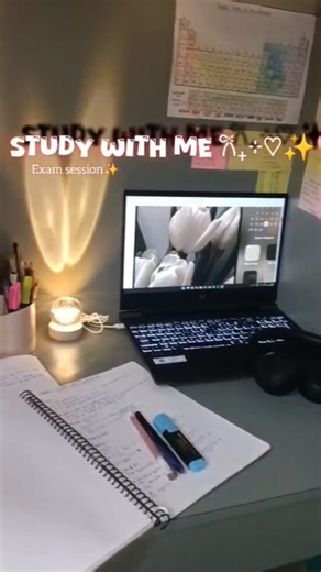 ASMR Study With Me | Aesthetic & Productive Study Vlog 🌷 💗