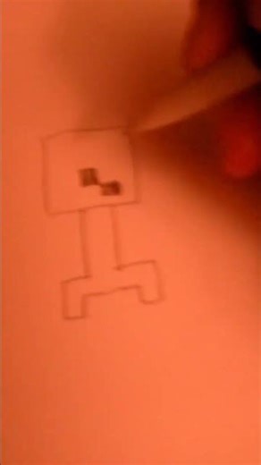 drawing a creeper from memory