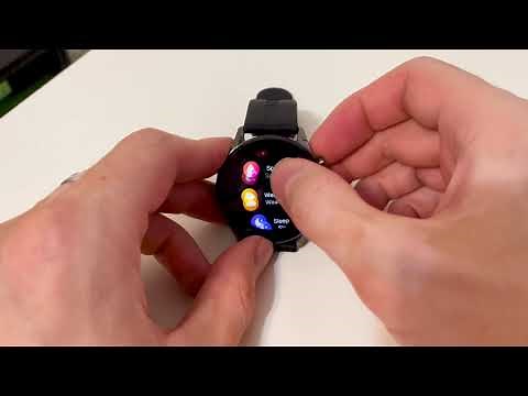 Imilab W12 Smartwatch - the user interface