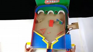 How to make Amazing Pinball Game Machine from cardboard