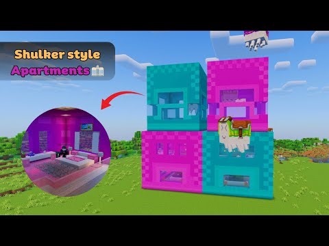 Minecraft:: Shulker Apartments Build with Happy Ghast Tutorial 👻 ⚒️
