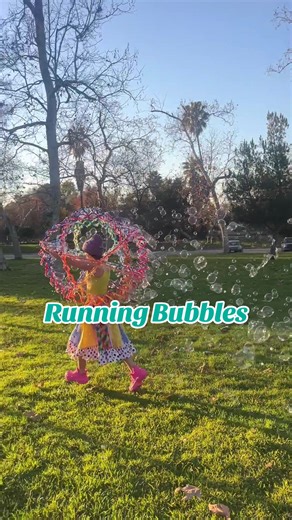 Running Through Nostalgia with Bubbles