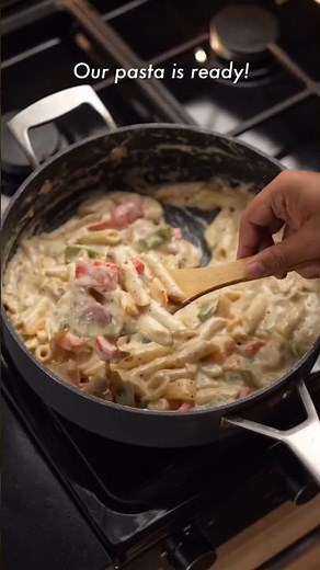 •THE TASTIEST WHITE SAUCE PASTA RECIPE•😍