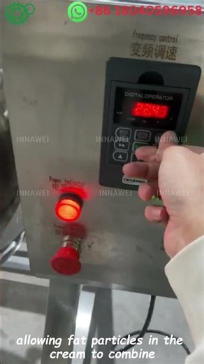 Batch Butter Churn Machine Working Process Adjustable Speed Butter Making Equipment