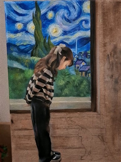 سماء فان جوخ في فن الرسم