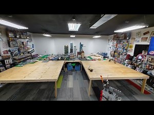 Building a Lego display table.