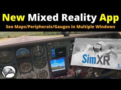 Passthrough Cameras bring the Real World into VR | SimXR from rkApps tested in MSFS | Mixed Reality