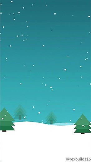 snow ❄️ particles effect animation using html css #coding #css #html #cssanimation #rexbuilds