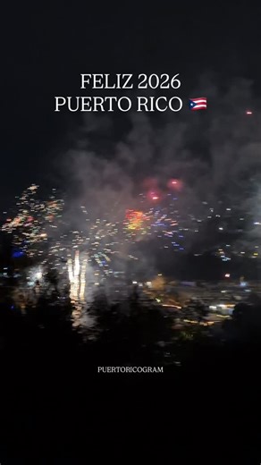 PUERTO RICO 🇵🇷 on Instagram: "FELIZ AÑO NUEVO 2026 🔥🇵🇷 #PuertoRico #PR #Navidad #2026"