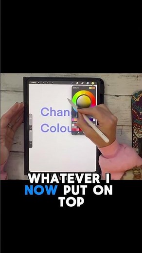 Non-Destructive Text Colour Changes in Procreate (Beginner Tip)
