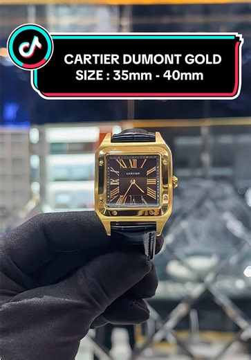 Explore Cartier Dumont Gold Watch Collection 2025