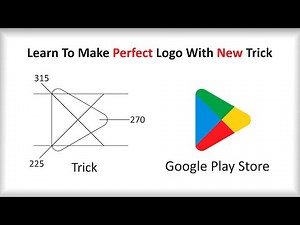 Google Play Store Logo Design in coreldraw for Beginners & Experts | Graphic Design Tutorials