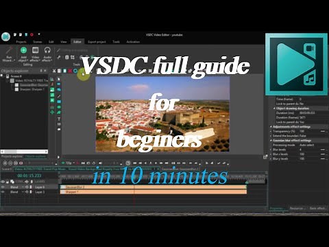 VSDC full tutorial for beginners in Hindi