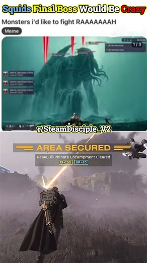 What if Cthulhu is Squid Final Boss? #helldivers2 #shorts