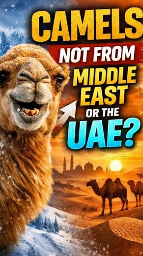 Camels Didn’t Start in the Desert?! ❄️#animalshorts