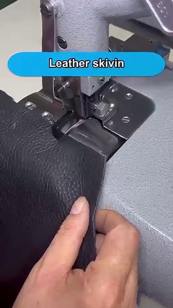 REER 801 Leather Skiving Machine | Precision Skiving Demo for Professional Leather Goods Production