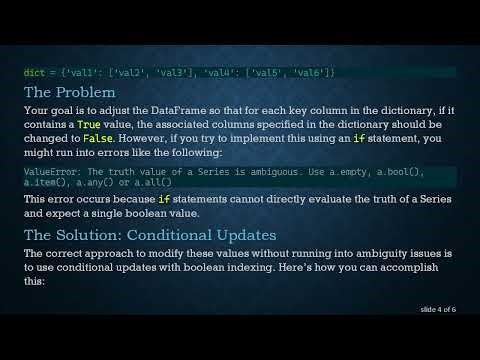 How to Turn Boolean Values to False in a Pandas DataFrame Based on Conditions