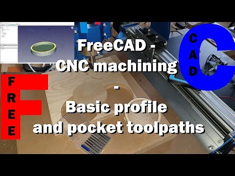 FreeCAD and CNC machining - Basic profile and pocket toolpaths