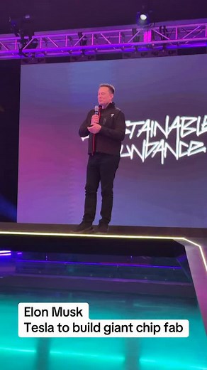 1.4K views · 5.8K reactions | Elon Musk says Tesla will have to build a giant chip fabrication factory #fyp #viral #elonmusk #tesla | Tesla Owners of Silicon Valley | Facebook