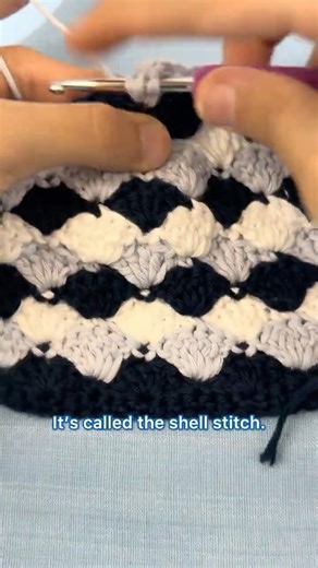 This Shell Stitch Looks Fancy but Its Easy ✨