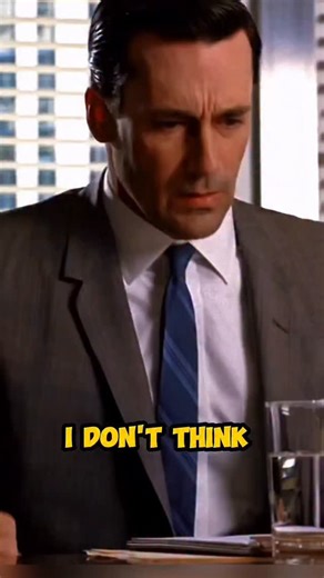 ACCA on Instagram: "This clip is from the first episode of the iconic TV series Mad Men. It features one of the most famous advertising pitches in television history, showcasing Don Draper’s ability to find the emotional core of a product. Scene Summary Don Draper and his team are pitching a marketing strategy for Belle Jolie lipstick. The clients are skeptical and dismissive, particularly the older executive, Mr. Blau, who believes they already have a successful strategy. Don, feeling his exper