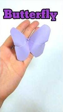 Cute Paper Butterfly in Just 1 Minute #shorts